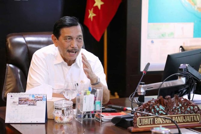 menko kemaritiman dan investasi luhut b pandjaitan