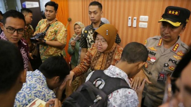 pelajar terindikasi tawuran di surabaya