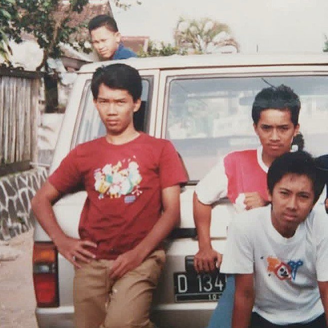 foto lawas ridwan kamil sampai tak bisa dikenali warganet