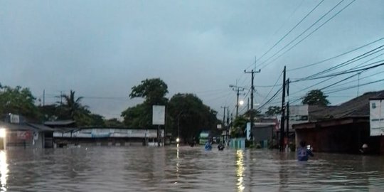 Hujan Deras, Sejumlah Kecamatan di Kota Cilegon Dikepung Banjir