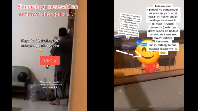 parkir sembarangan depan rumah