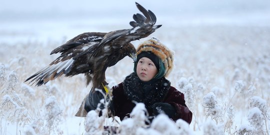 Kontes Berburu dengan Predator Udara di Kazakhstan