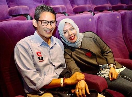 sandiaga uno dan istri