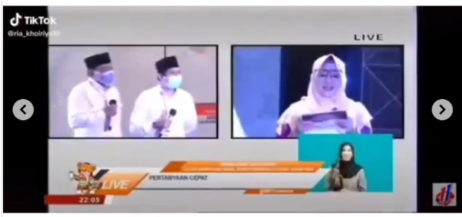 viral jawaban paslon saat debat pilkada pilih rakyat susah