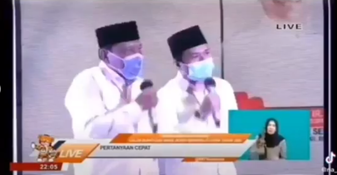 viral jawaban paslon saat debat pilkada pilih rakyat susah