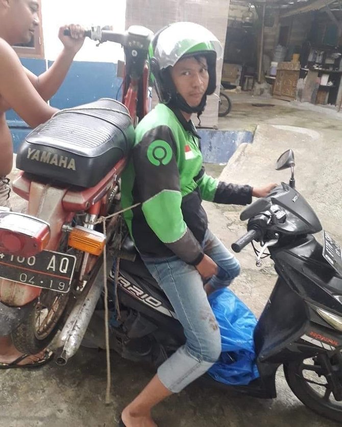 ojek online bawa motor