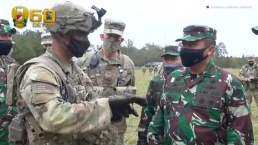 latihan prajurit tni bareng militer as di amerika