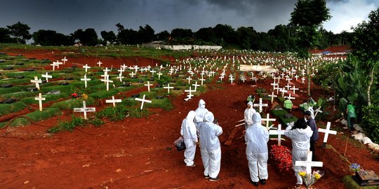 Pemakaman Korban Covid-19 di Pondok Ranggon Sudah Penuh
