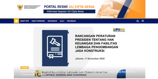 3,5 Juta Orang Sambangi Portal UU Cipta Kerja