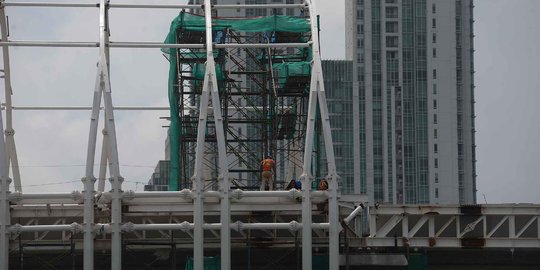 Proyek Pembangunan Halte LRT Sudah Capai 79,52 Persen