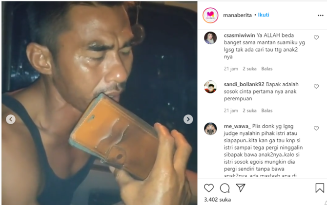 bapak nangis