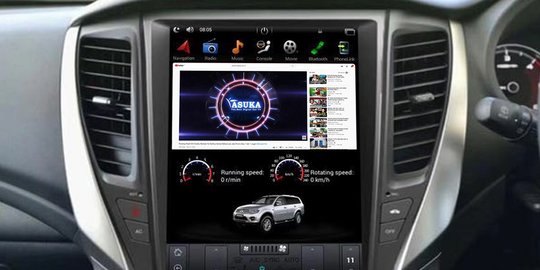 Asuka Car TV Rilis Head Unit Layar Lebar 12 Inci, Ada Fitur Perintah Suara!