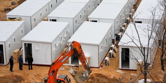 Hadapi Gelombang Ketiga, Korea Selatan Bangun RS Darurat Covid-19 dari Kontainer