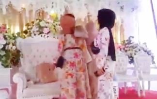 viral pengantin wanita tiba tiba nangis