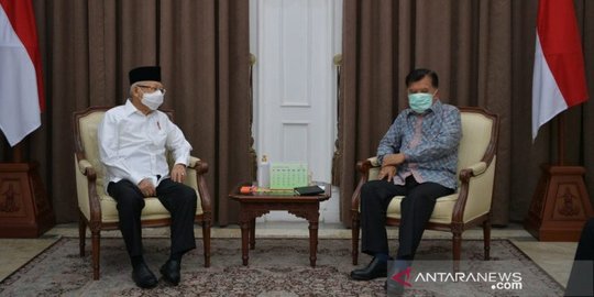 Wapres Bertemu JK, Bahas Persoalan di Tanah Air Hingga Pembangunan Museum Rasulullah