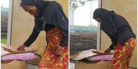 Hidup Sendiri dan Tak Punya Rumah, Kisah Nenek Tinggal di Depan Masjid Ini Bikin Pilu