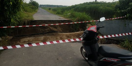 Jembatan Putus, Pemuda Deli Serdang Jatuh ke Sungai dan Hilang