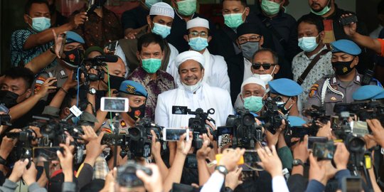 Kasus Kerumunan Megamendung, Polda Jabar Akan Periksa Rizieq di Jakarta