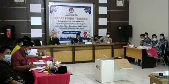 Pleno KPU Lampung Timur Tuntas, Pasangan DA-DI Dipastikan Menang