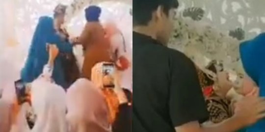 Viral Pengantin Wanita Histeris Sampai Pingsan Lihat Mantan Datang ke Pernikahannya