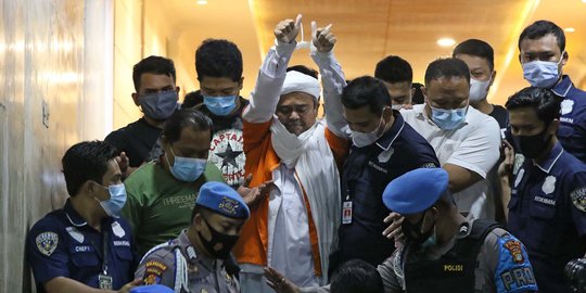 CEK FAKTA: Hoaks Rizieq Syihab Tidak Ditahan Usai Jalani Pemeriksaan