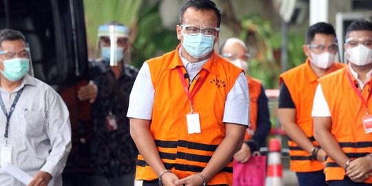 KPK Perpanjang Masa Penahanan Edhy Prabowo Cs 40 Hari