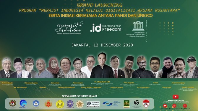 program pandi merajut nusantara melalui digitalisasi aksara daerah