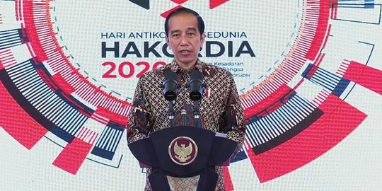 Jokowi: Perlu Tindakan Adil dan Konsisten untuk Menindak Para Pelaku Korupsi