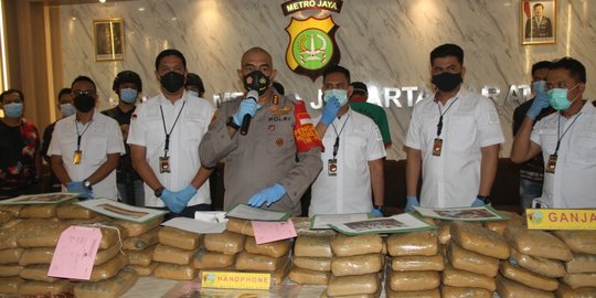 173 Kg Ganja Disamarkan Kedondong dan Jeruk dari Sumut Hendak Diedarkan di Jakarta