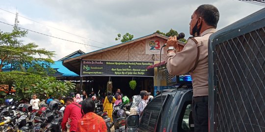 Cegah Covid-19, Polisi Bubarkan Lomba Rias Wajah di Deli Serdang