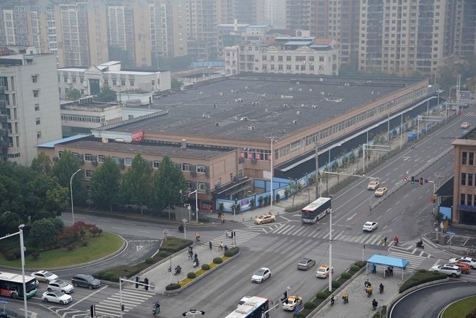 pasar makanan laut huanan di wuhan