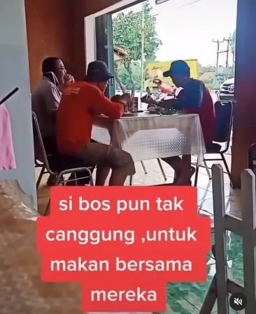 bos ajak makan pegawai