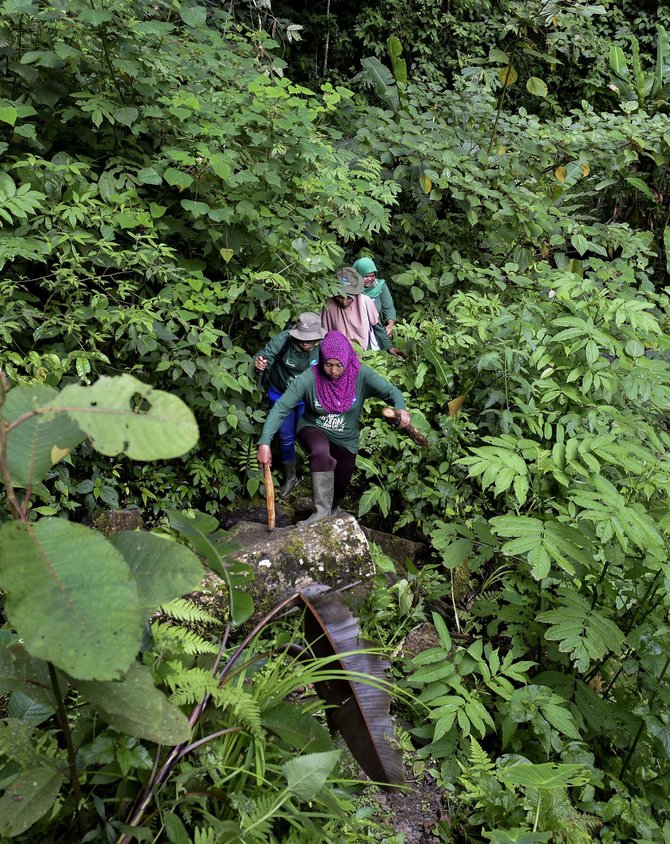 mpu uteun kerap kali berhadapan dengan pembalak dan pemburu di mana sebagian besar pelakunya adalah laki laki tak jarang tetangga atau bahkan suami anggota tim
