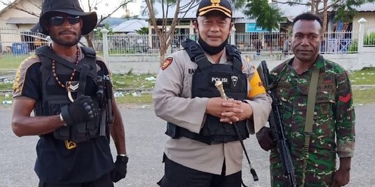 Rapat Pleno KPU Yalimo Ricuh, Satu Anggota Polri Kena Panah