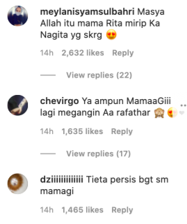 mirip nagita slavina ini potret jadul rieta amilia yang curi perhatian