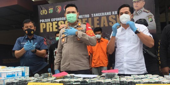 Polsek Cipondoh Bongkar Pabrik Obatan Ilegal, Bikin Mabok Harga Hemat