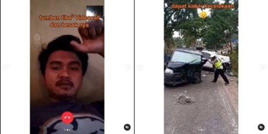 Viral Pria Ditinggal Meninggal Sahabat karena Kecelakaan, Malamnya Sempat Video Call