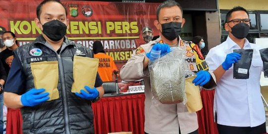 Polres Jaksel Bongkar Peredaran Susu Bubuk Ganja dari Aceh