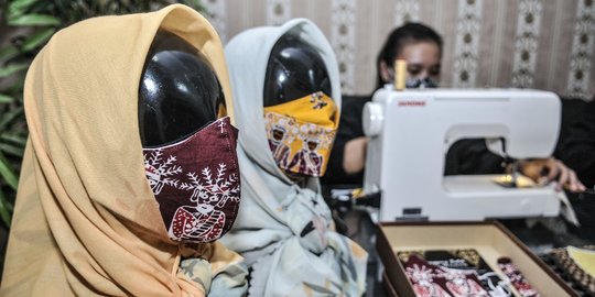 Produksi Masker Bermotif Batik Betawi di Kala Pandemi