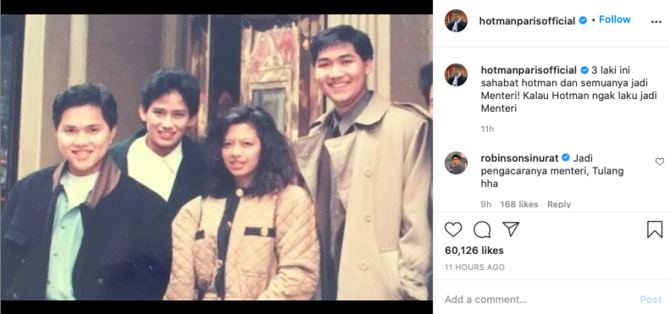 3 sahabatnya kini jadi menteri begini respon hotman paris