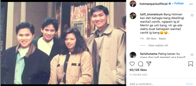 3 sahabatnya kini jadi menteri begini respon hotman paris