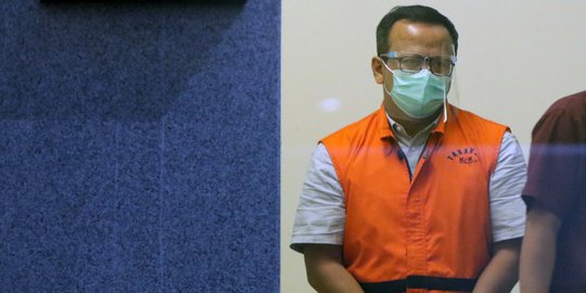Edhy Prabowo Kembali Jalani Pemeriksaan Lanjutan Suap Ekspor Benih Lobster