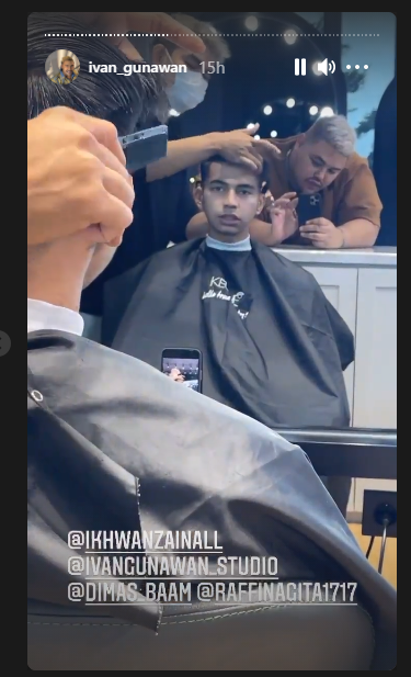 penampilan baru dimas ahmad
