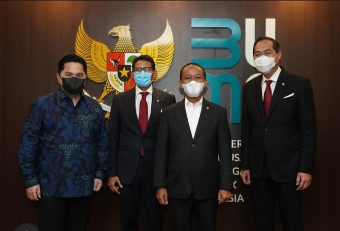 foto muda tiga menteri