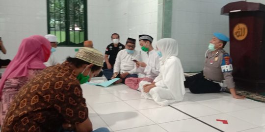 Tersangka Kasus Narkoba Menikah di Mapolrestabes Medan