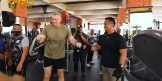 Jenderal Andika Olahraga Bareng Jenderal Amerika, Tak Pakai Masker Jadi Perdebatan