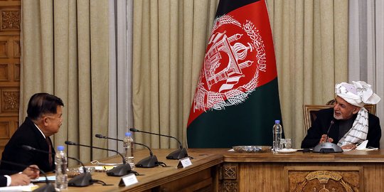 Bertemu Presiden Afghanistan, JK Diminta Jadi Mediator Perundingan dengan Taliban