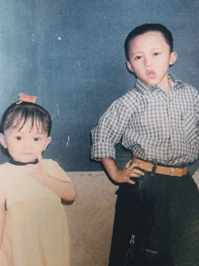 kompak sedari dulu intip potret masa kecil rizky febian dan putri delina