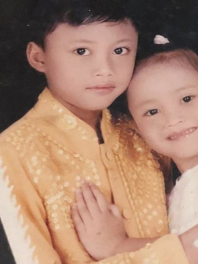 kompak sedari dulu intip potret masa kecil rizky febian dan putri delina
