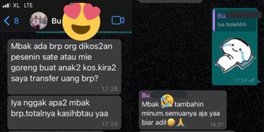 Viral Sikap Ibu Kos Berhati Mulia, Suka Traktir Makan dan Transfer Balik Uang Sewa